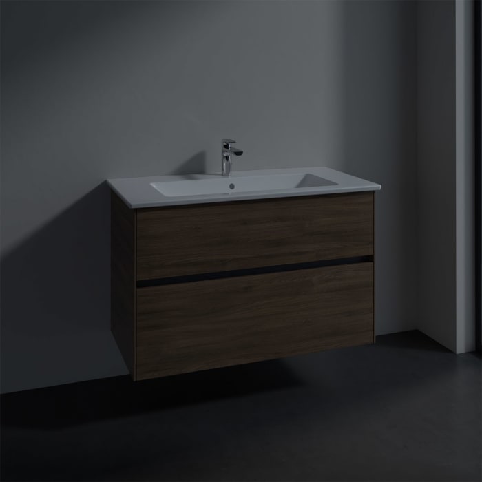 Villeroy & Boch Collaro Waschtischunterschrank 96 x 48 cm, mit 2 Auszügen für Venticello Waschtisch