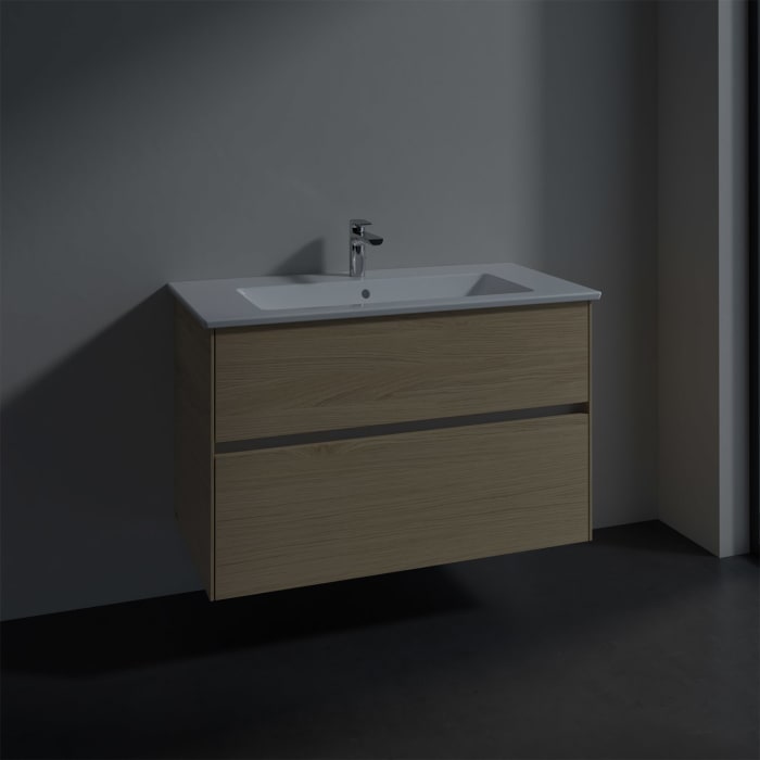 Villeroy & Boch Collaro Waschtischunterschrank 96 x 48 cm, mit 2 Auszügen für Venticello Waschtisch