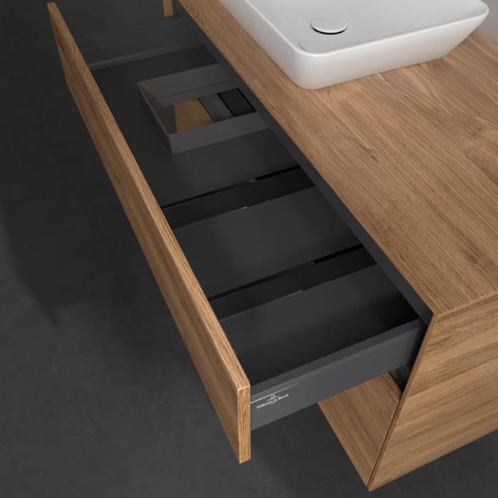 Villeroy & Boch Collaro Waschtischunterschrank 100 x 50 cm, mit 2 Auszügen für Venticello Waschtisch