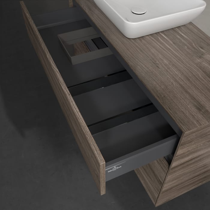 Villeroy & Boch Collaro Waschtischunterschrank 100 x 50 cm, mit 2 Auszügen für Venticello Waschtisch