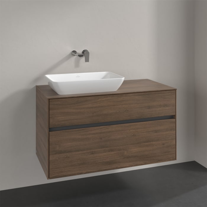 Villeroy & Boch Collaro Waschtischunterschrank 100 x 50 cm, mit 2 Auszügen für Venticello Waschtisch