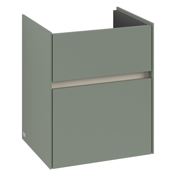 Villeroy & Boch Collaro Waschtischunterschrank 46 x 54,6 cm , mit LED-Beleuchtung, mit 2 Auszügen