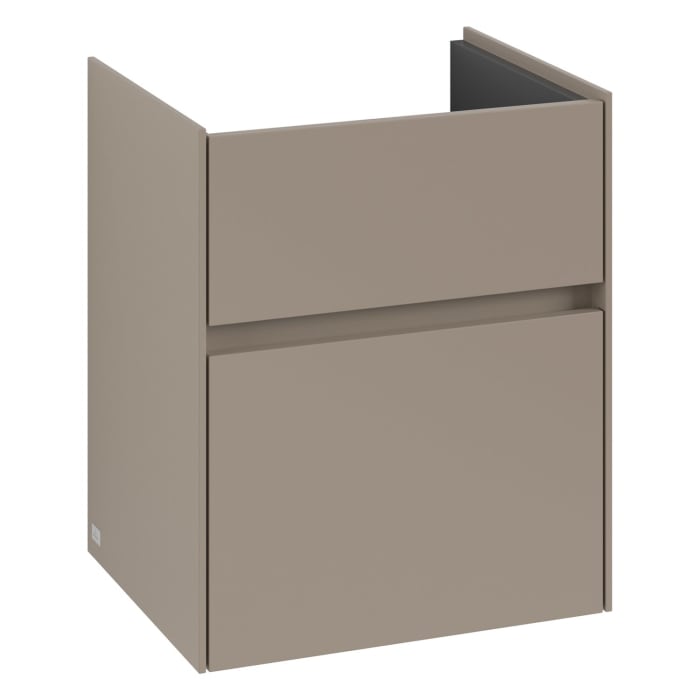 Villeroy & Boch Collaro Waschtischunterschrank 46 x 54,6 cm , mit LED-Beleuchtung, mit 2 Auszügen