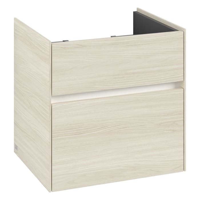 Villeroy & Boch Collaro Waschtischunterschrank 55,4 x 54,6 cm , mit LED-Beleuchtung, mit 2 Auszügen