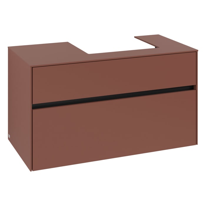 Villeroy & Boch Collaro Waschtischunterschrank 100 x 54,8 cm , mit 2 Auszügen