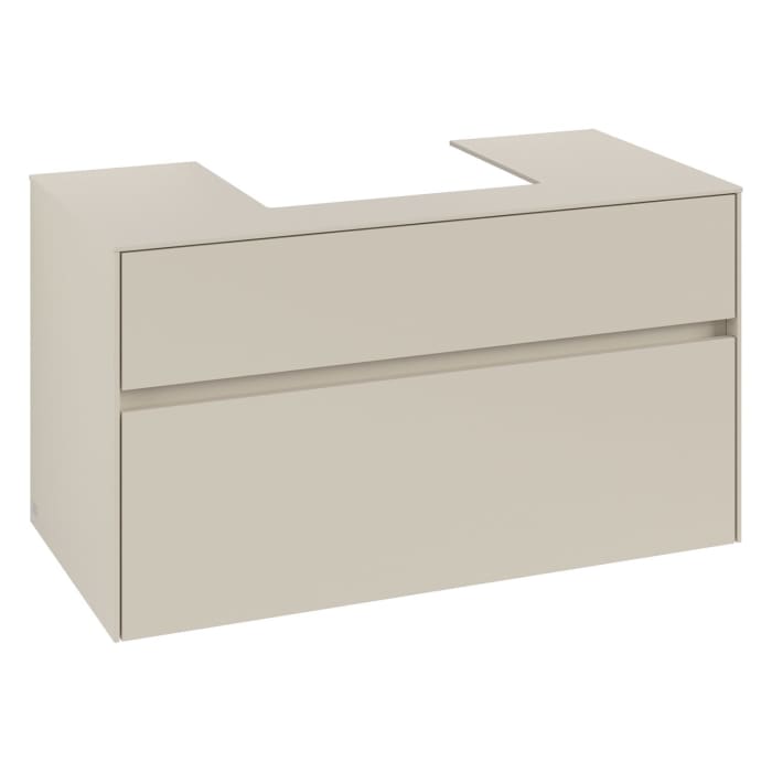 Villeroy & Boch Collaro Waschtischunterschrank 100 x 54,8 cm , mit 2 Auszügen