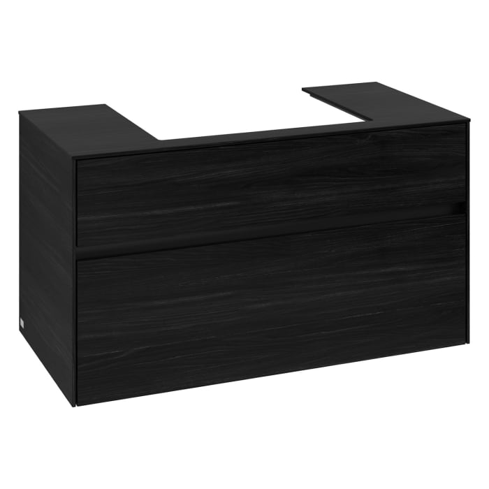 Villeroy & Boch Collaro Waschtischunterschrank 100 x 54,8 cm , mit LED-Beleuchtung, mit 2 Auszügen