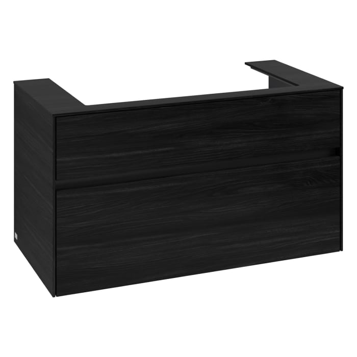 Villeroy & Boch Collaro Waschtischunterschrank 100 x 54,8 cm , mit LED-Beleuchtung, mit 2 Auszügen