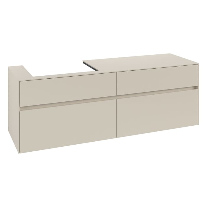 Villeroy & Boch Collaro Waschtischunterschrank 160 x 54,8 cm , mit 4 Auszügen