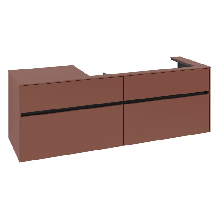 Villeroy & Boch Collaro Waschtischunterschrank 160 x 54,8 cm , mit 4 Auszügen