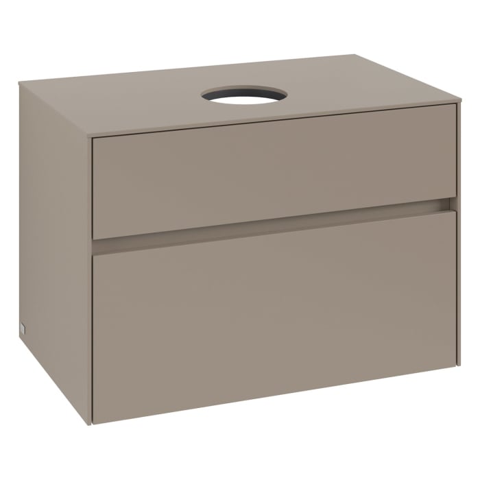 Villeroy & Boch Collaro Waschtischunterschrank 80 x 54,8 cm , mit 2 Auszügen