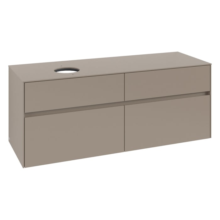 Villeroy & Boch Collaro Waschtischunterschrank 140 x 54,8 cm , mit 4 Auszügen