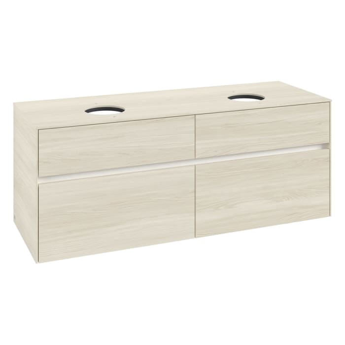 Villeroy & Boch Collaro Waschtischunterschrank 140 x 54,8 cm , mit 4 Auszügen