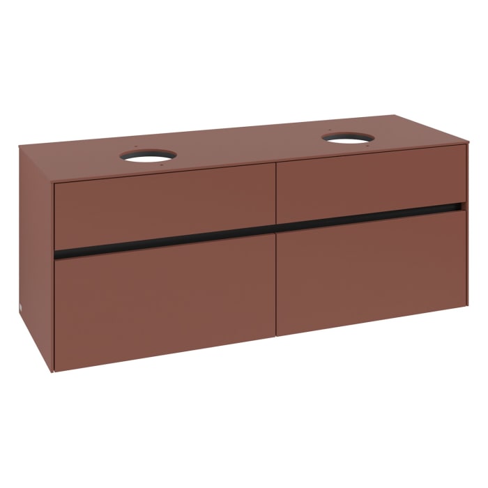 Villeroy & Boch Collaro Waschtischunterschrank 140 x 54,8 cm , mit 4 Auszügen