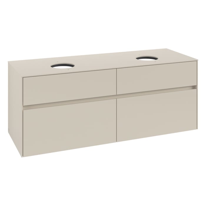 Villeroy & Boch Collaro Waschtischunterschrank 140 x 54,8 cm , mit 4 Auszügen