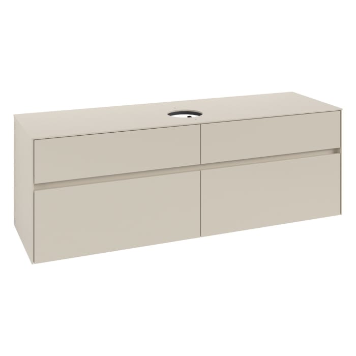 Villeroy & Boch Collaro Waschtischunterschrank 160 x 54,8 cm , mit 4 Auszügen