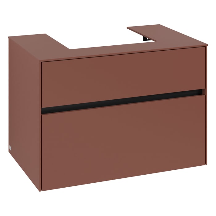 Villeroy & Boch Collaro Waschtischunterschrank 80 x 54,8 cm , mit 2 Auszügen