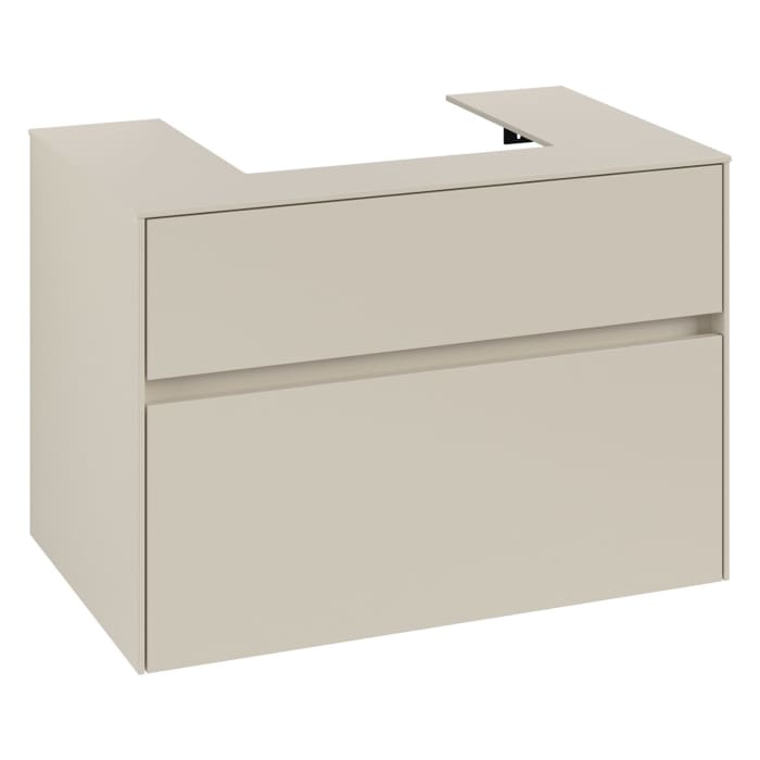 Villeroy & Boch Collaro Waschtischunterschrank 80 x 54,8 cm , mit 2 Auszügen