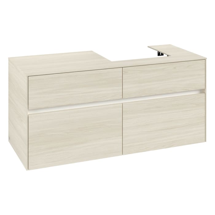 Villeroy & Boch Collaro Waschtischunterschrank 120 x 54,8 cm , mit LED-Beleuchtung, mit 4 Auszügen