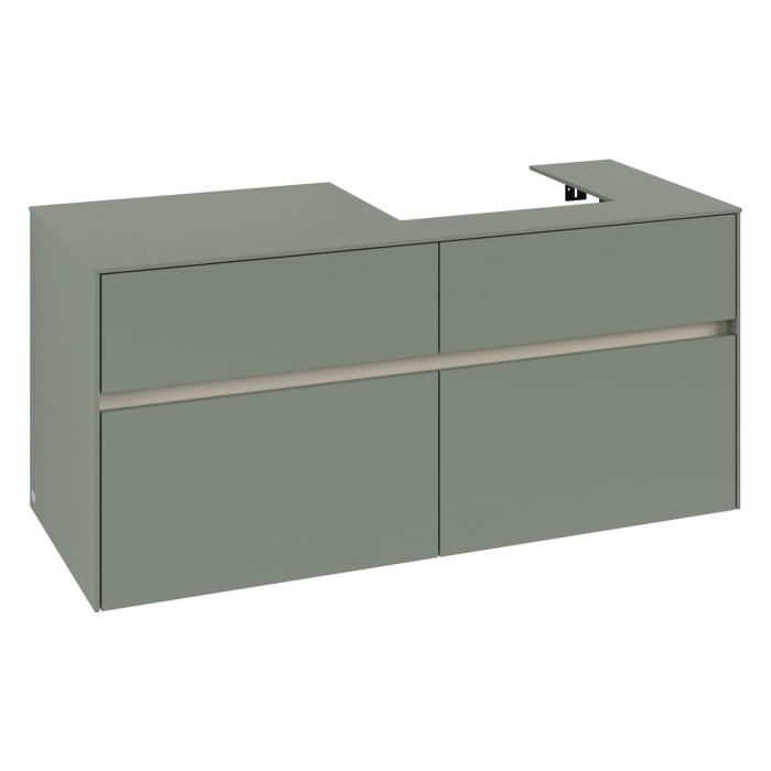 Villeroy & Boch Collaro Waschtischunterschrank 120 x 54,8 cm , mit LED-Beleuchtung, mit 4 Auszügen