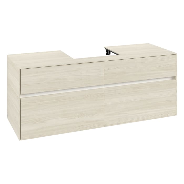 Villeroy & Boch Collaro Waschtischunterschrank 140 x 54,8 cm , mit 4 Auszügen