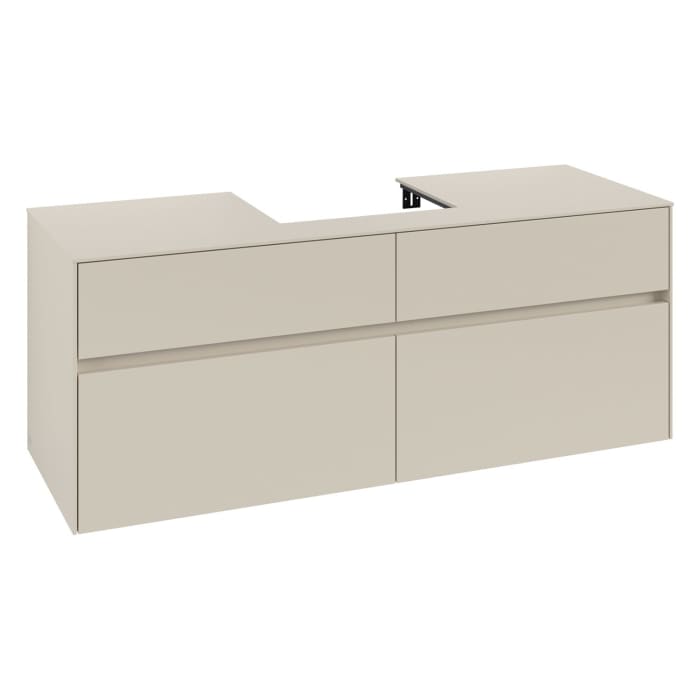 Villeroy & Boch Collaro Waschtischunterschrank 140 x 54,8 cm , mit 4 Auszügen