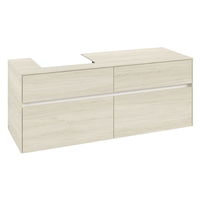 Villeroy & Boch Collaro Waschtischunterschrank 140 x 54,8 cm , mit 4 Auszügen
