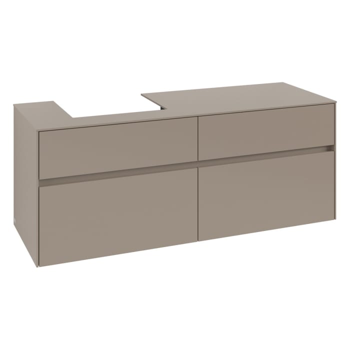 Villeroy & Boch Collaro Waschtischunterschrank 140 x 54,8 cm , mit 4 Auszügen