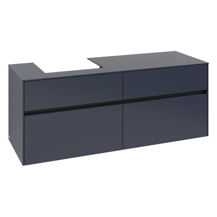 Villeroy & Boch Collaro Waschtischunterschrank 140 x 54,8 cm , mit 4 Auszügen