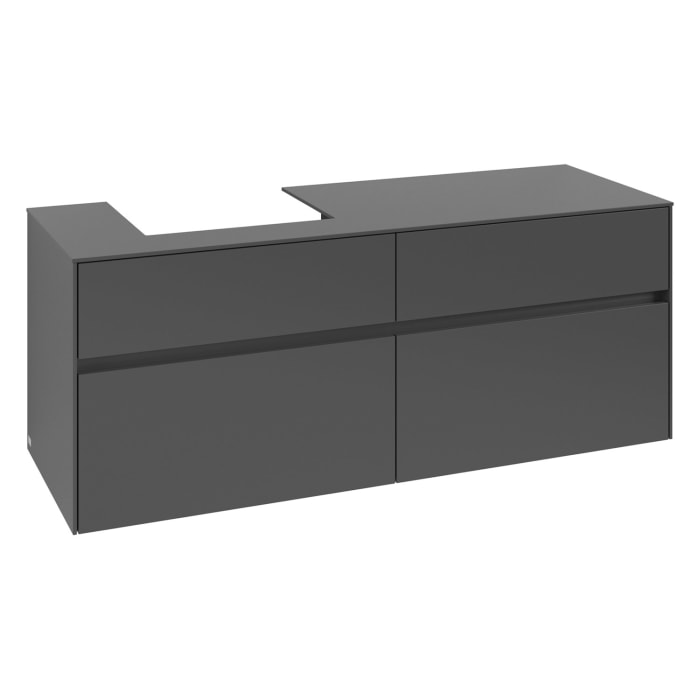 Villeroy & Boch Collaro Waschtischunterschrank 140 x 54,8 cm , mit 4 Auszügen