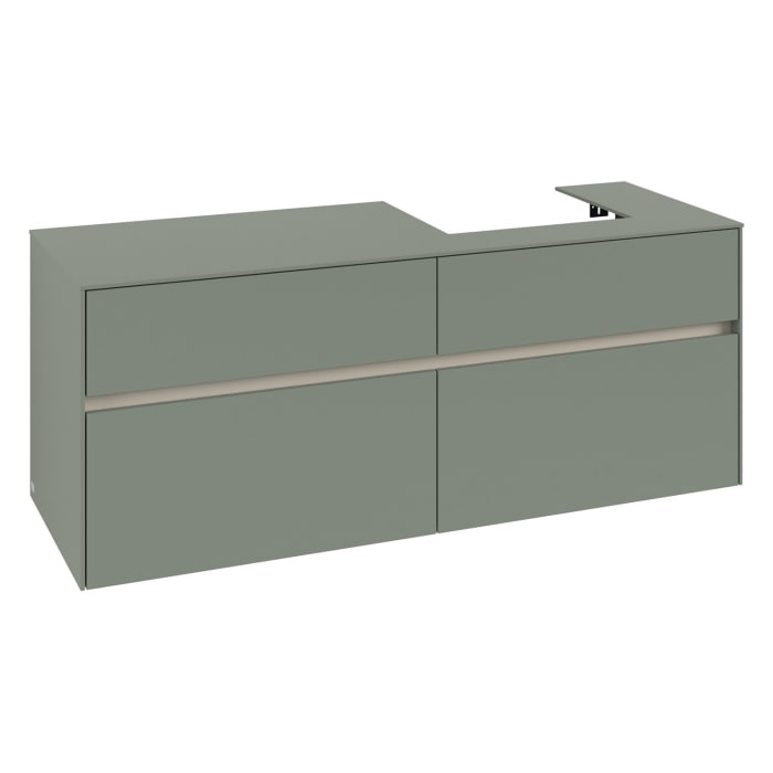 Villeroy & Boch Collaro Waschtischunterschrank 140 x 54,8 cm , mit 4 Auszügen