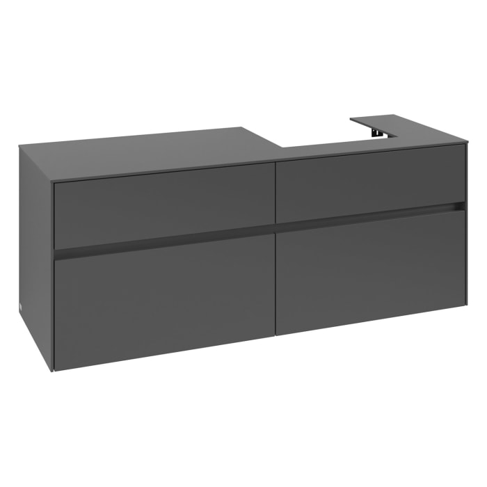 Villeroy & Boch Collaro Waschtischunterschrank 140 x 54,8 cm , mit 4 Auszügen