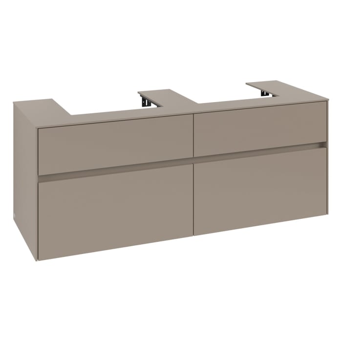 Villeroy & Boch Collaro Waschtischunterschrank 140 x 54,8 cm , mit 4 Auszügen