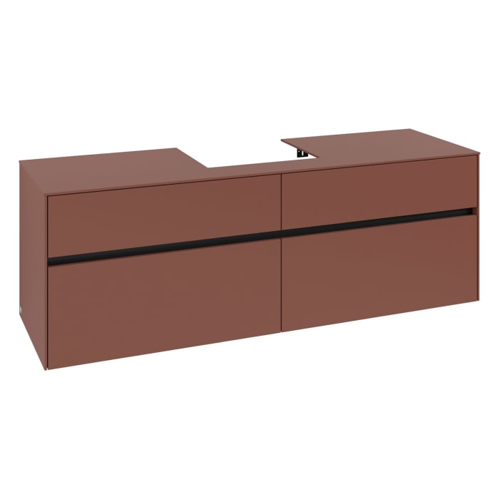 Villeroy & Boch Collaro Waschtischunterschrank 160 x 54,8 cm , mit 4 Auszügen