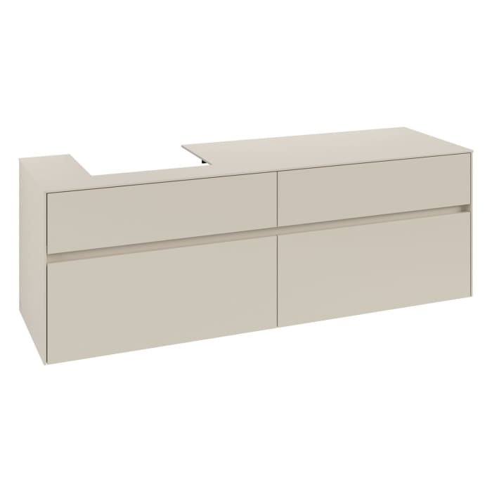 Villeroy & Boch Collaro Waschtischunterschrank 160 x 54,8 cm , mit 4 Auszügen