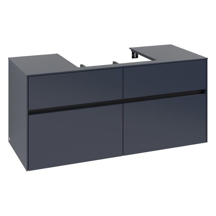 Villeroy & Boch Collaro Waschtischunterschrank 120 x 54,8 cm , mit LED-Beleuchtung, mit 4 Auszügen