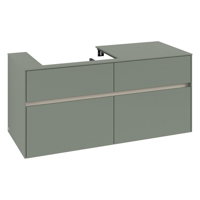 Villeroy & Boch Collaro Waschtischunterschrank 120 x 54,8 cm , mit LED-Beleuchtung, mit 4 Auszügen