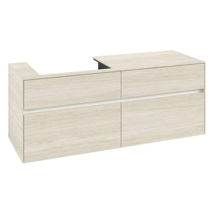 Villeroy & Boch Collaro Waschtischunterschrank 140 x 54,8 cm , mit 4 Auszügen