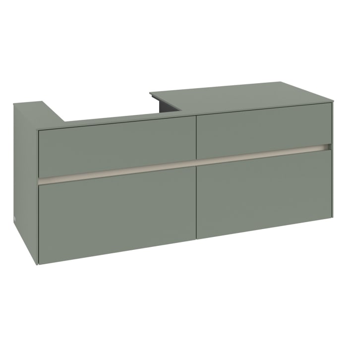 Villeroy & Boch Collaro Waschtischunterschrank 140 x 54,8 cm , mit 4 Auszügen