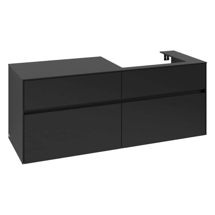 Villeroy & Boch Collaro Waschtischunterschrank 140 x 54,8 cm , mit 4 Auszügen