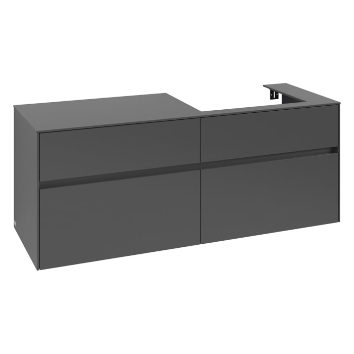 Villeroy & Boch Collaro Waschtischunterschrank 140 x 54,8 cm , mit 4 Auszügen