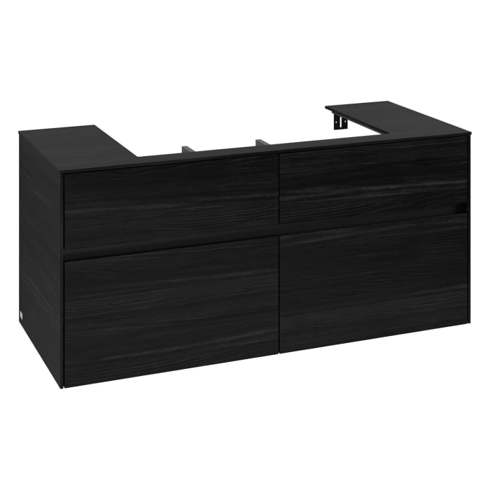 Villeroy & Boch Collaro Waschtischunterschrank 120 x 54,8 cm , mit LED-Beleuchtung, mit 4 Auszügen