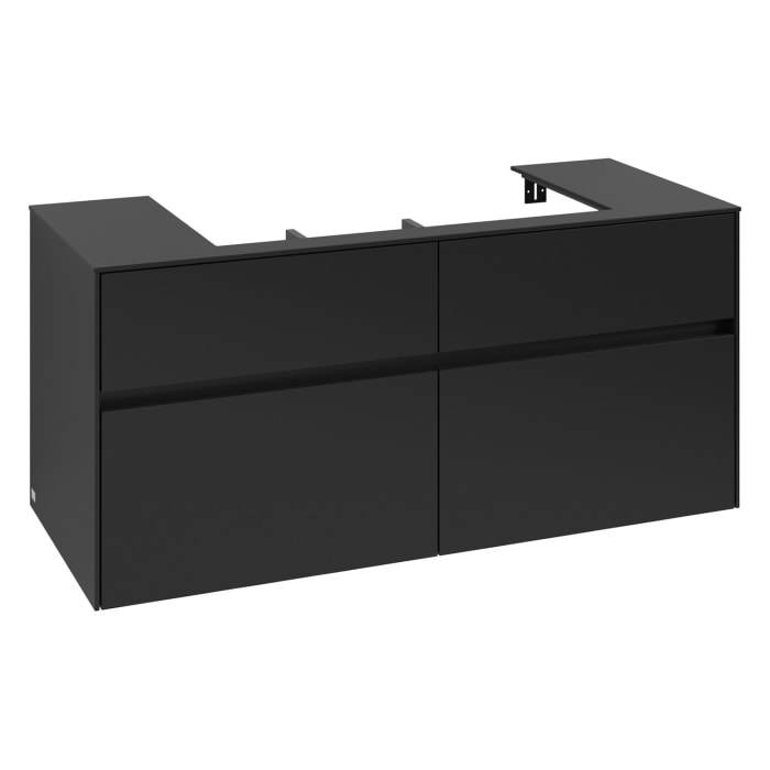 Villeroy & Boch Collaro Waschtischunterschrank 120 x 54,8 cm , mit LED-Beleuchtung, mit 4 Auszügen