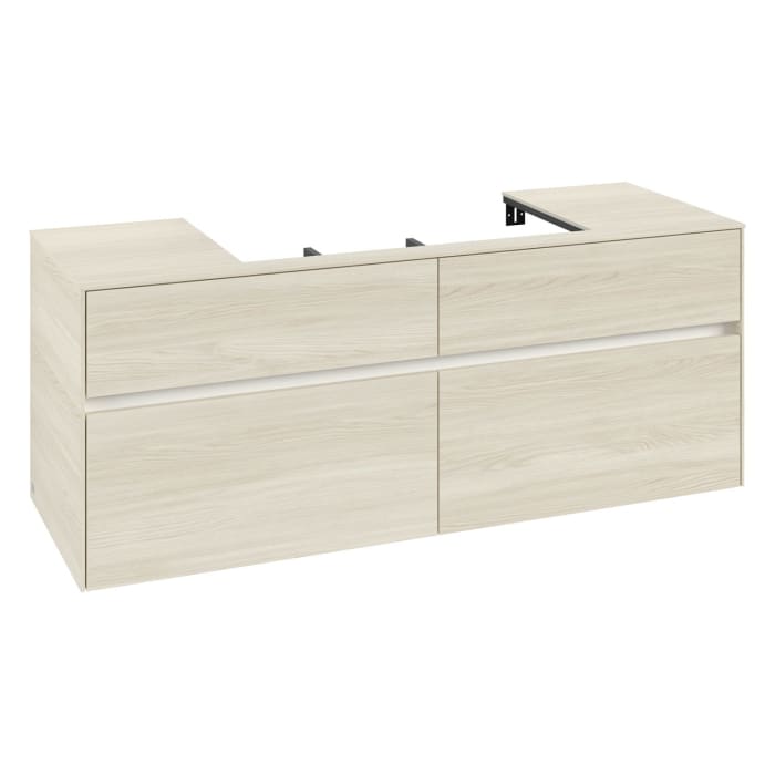 Villeroy & Boch Collaro Waschtischunterschrank 140 x 54,8 cm , mit 4 Auszügen