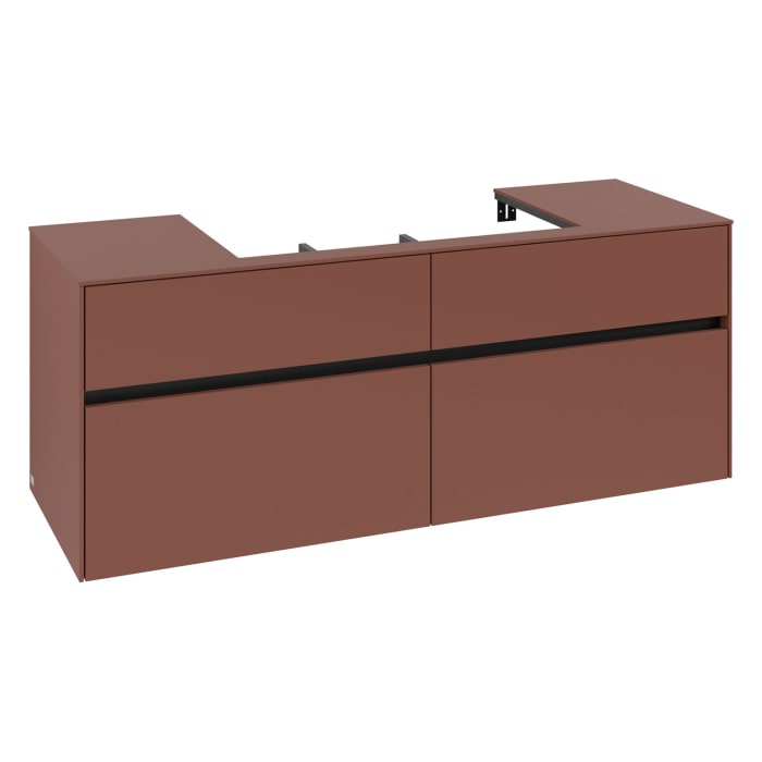 Villeroy & Boch Collaro Waschtischunterschrank 140 x 54,8 cm , mit 4 Auszügen