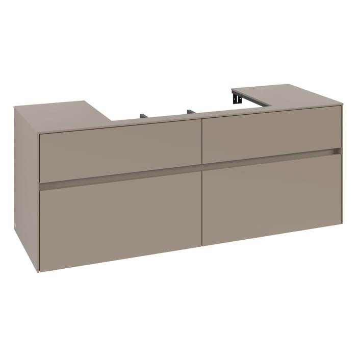 Villeroy & Boch Collaro Waschtischunterschrank 140 x 54,8 cm , mit 4 Auszügen