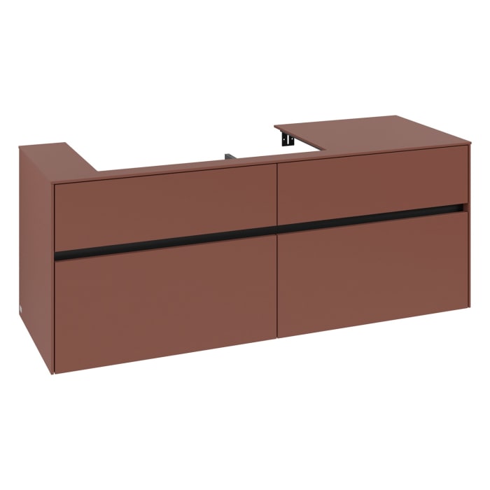Villeroy & Boch Collaro Waschtischunterschrank 140 x 54,8 cm , mit 4 Auszügen