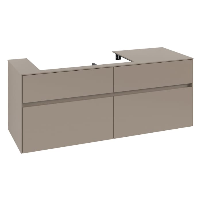 Villeroy & Boch Collaro Waschtischunterschrank 140 x 54,8 cm , mit 4 Auszügen