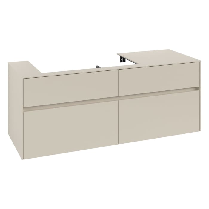 Villeroy & Boch Collaro Waschtischunterschrank 140 x 54,8 cm , mit 4 Auszügen