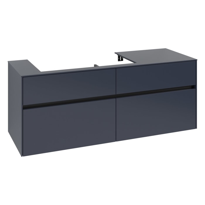 Villeroy & Boch Collaro Waschtischunterschrank 140 x 54,8 cm , mit 4 Auszügen